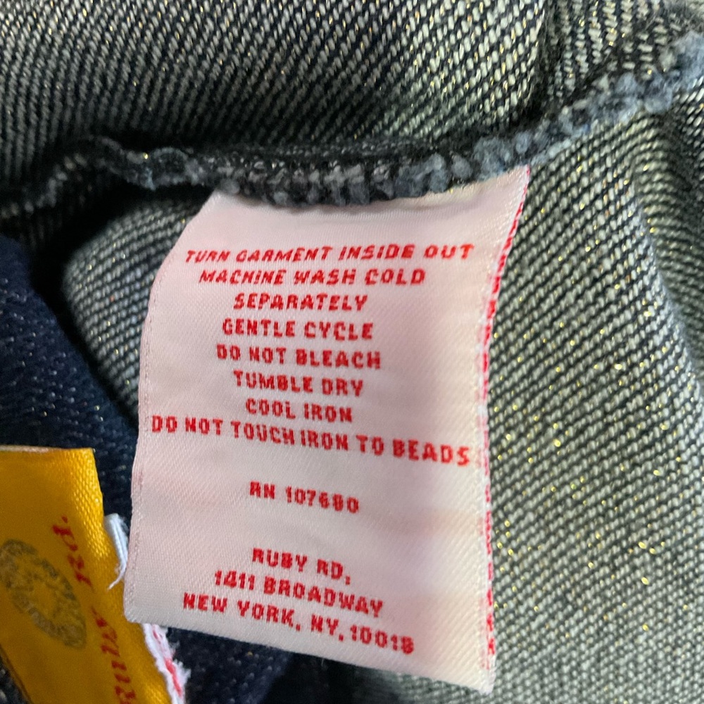 Ruby Rd. Button Up Jean Jacket - Euc - image 6